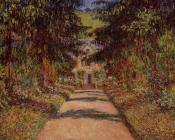 克劳德 莫奈 : The Main Path at Giverny